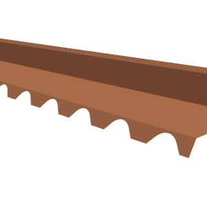 Remate trasero para pared