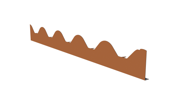 Remate frontal troquelado