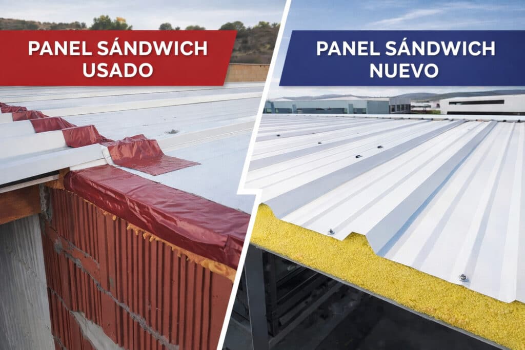 nuevo y usado Qué garantías ofrece panel sándwich usado